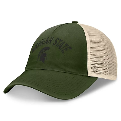 Top of the World Hunter Michigan State Spartans OHT Military Appreciation Glory Trucker Adjustable Hat