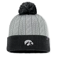 Top of the World Iowa Hawkeyes Becca Cuffed Knit Hat with Pom