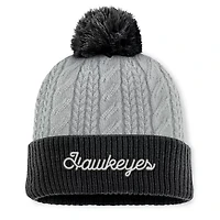 Top of the World Iowa Hawkeyes Becca Cuffed Knit Hat with Pom