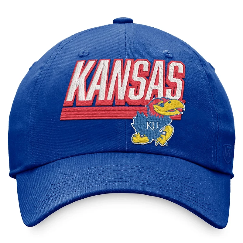 Top of the World Kansas Jayhawks Slice Adjustable Hat
