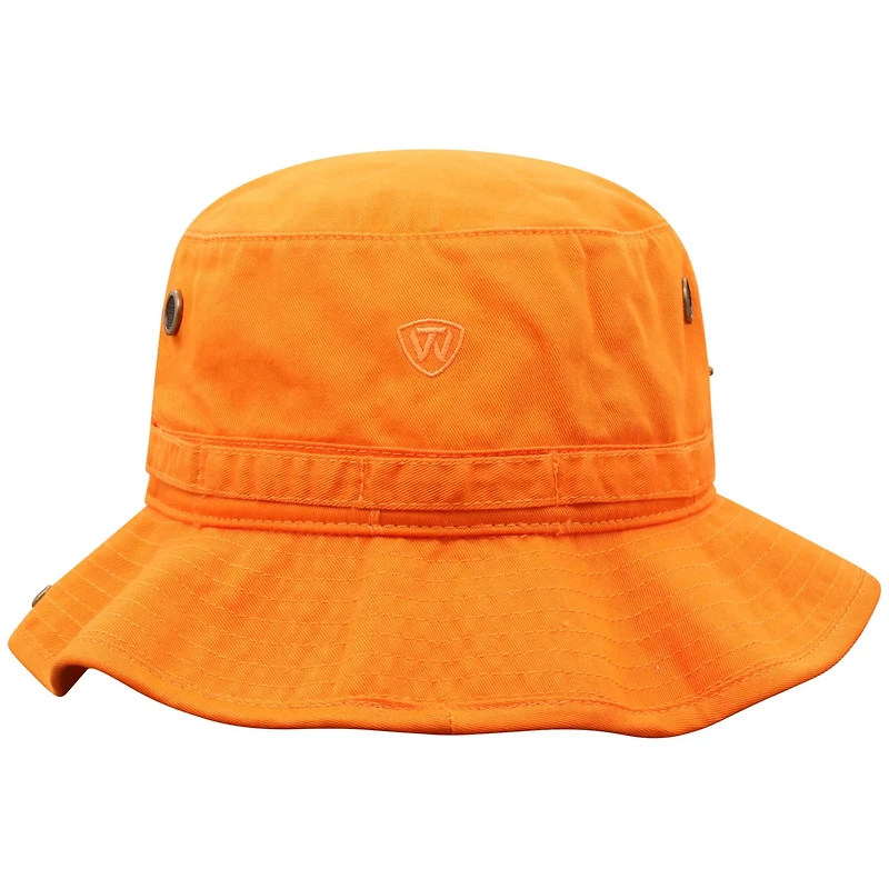 Top of the World Light Tennessee Volunteers Angler Washed Bucket Hat