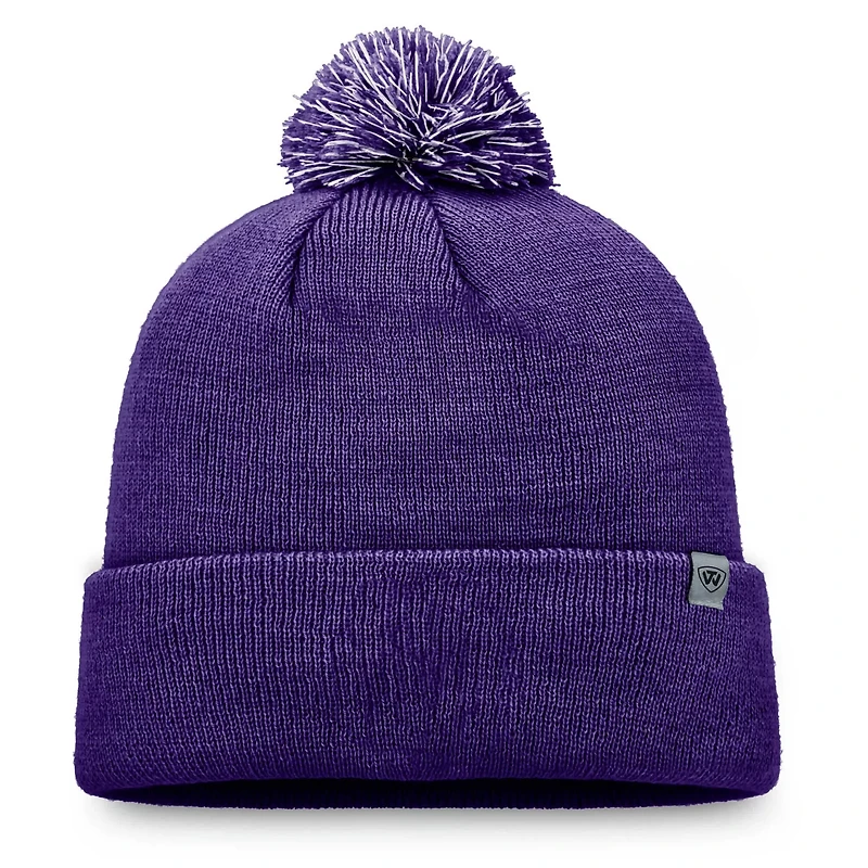 Top of the World LSU Tigers Team Logo Cuffed Knit Hat with Pom