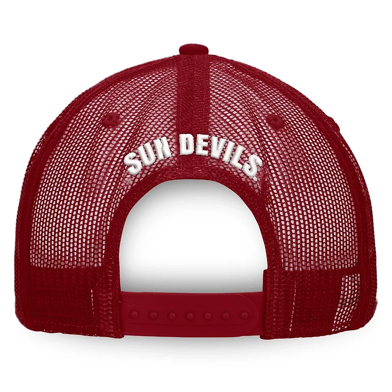 Top of the World Maroon Arizona State Sun Devils Tone Down Trucker Snapback Hat