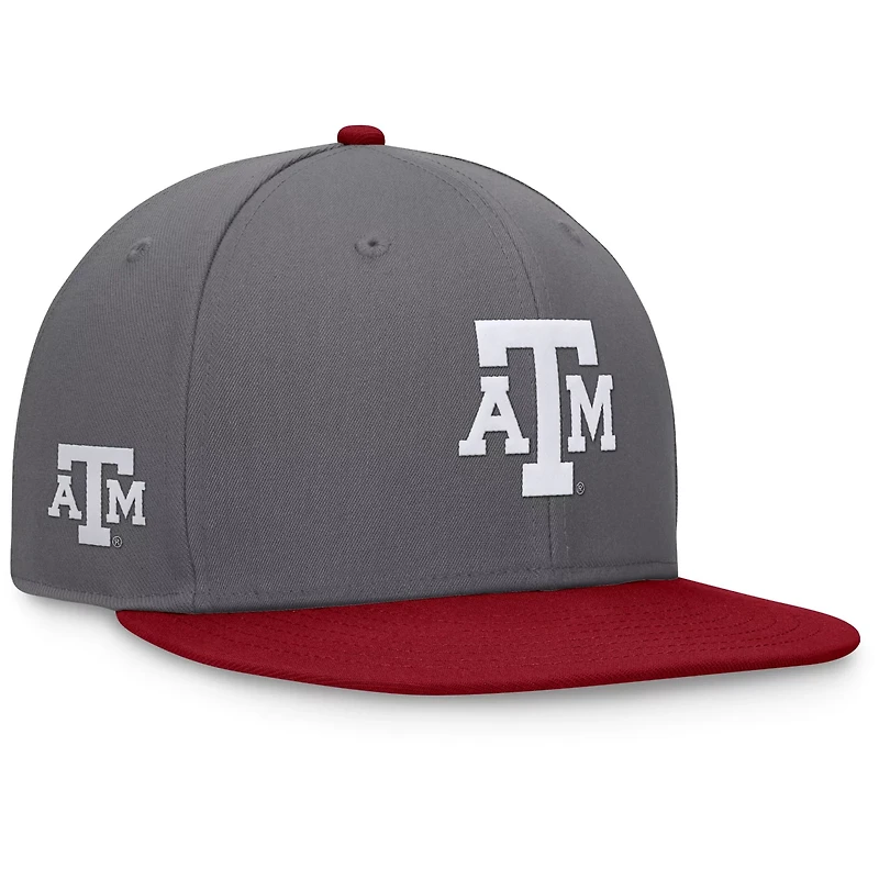 Top of the World /Maroon Texas AM Aggies Rally Two-Tone Fitted Hat