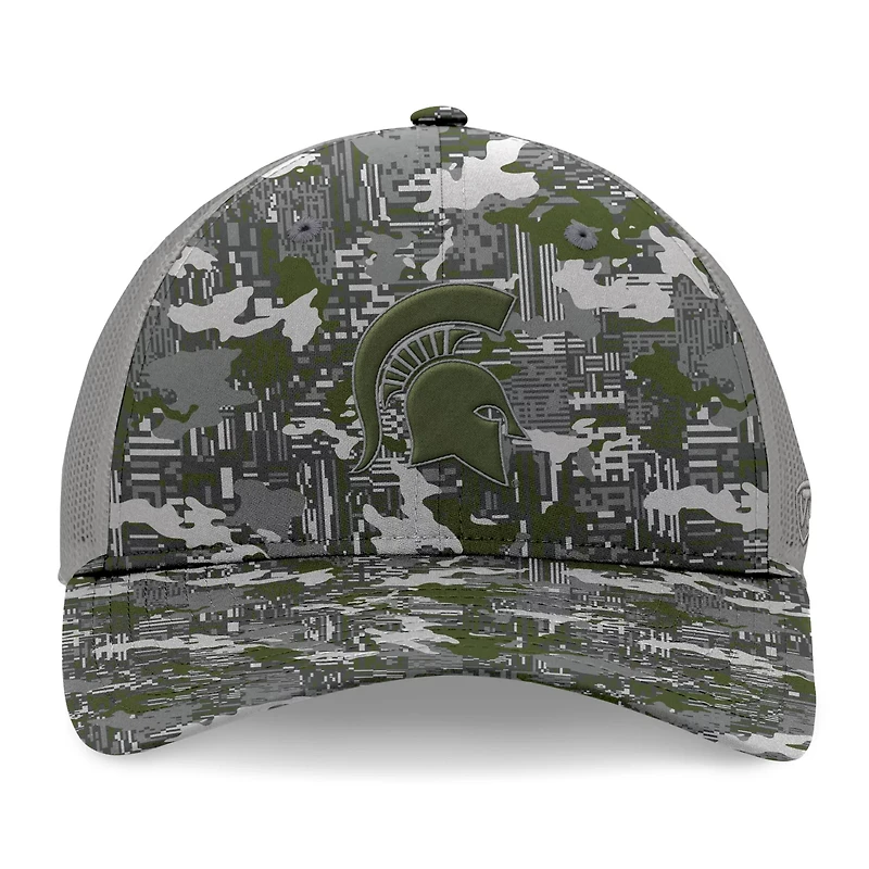 Top of the World Michigan State Spartans OHT Military Appreciation Pledge Trucker Adjustable Hat