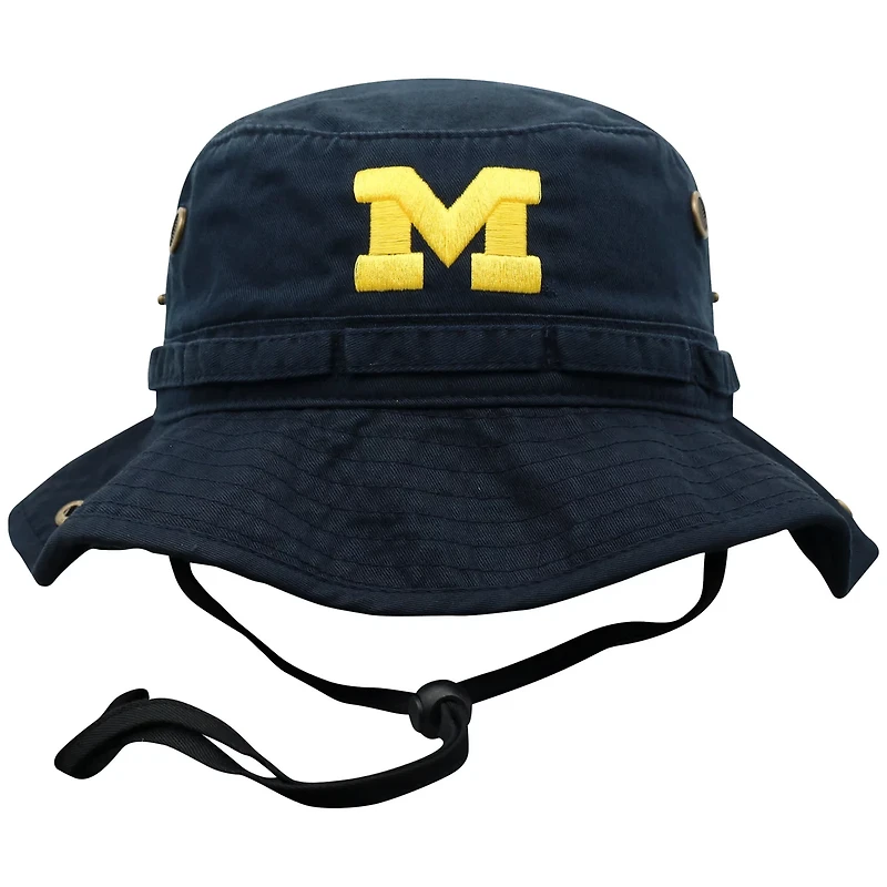 Top of the World Michigan Wolverines Angler Washed Bucket Hat