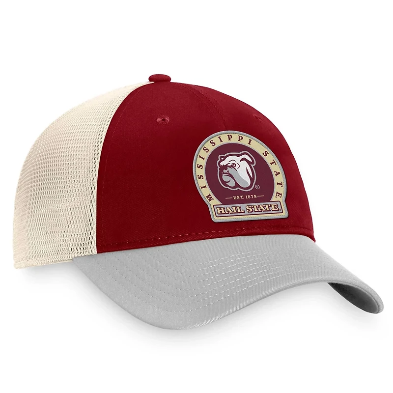 Top of the World Mississippi State Bulldogs Refined Trucker Adjustable Hat