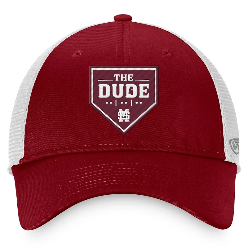 Top of the World Mississippi State Bulldogs The Dude Home Plate Snapback Trucker Hat