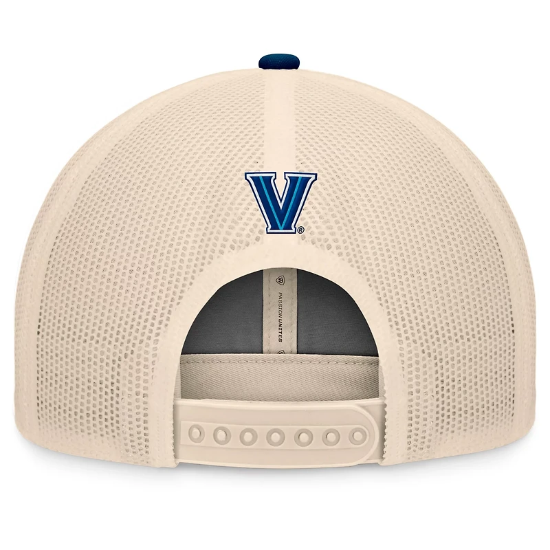 Top of the World Natural Villanova Wildcats Bennett Trucker Adjustable Hat