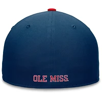 Top of the World /Navy Ole Miss Rebels Rally Two-Tone Fitted Hat