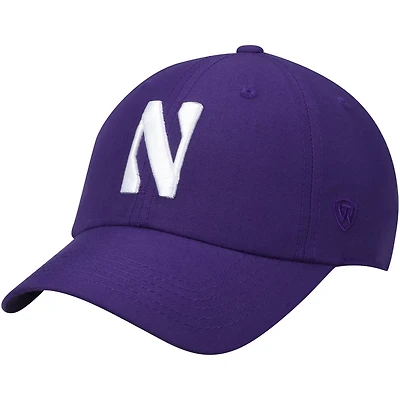 Top of the World Northwestern Wildcats Primary Logo Staple Adjustable Hat