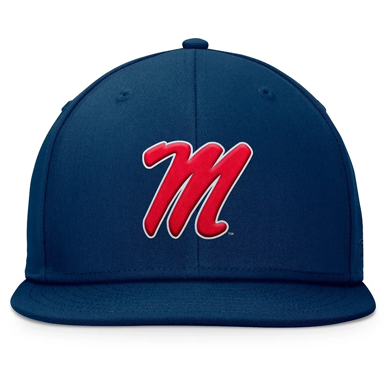 Top of the World Ole Miss Rebels Fundamental Snapback Hat