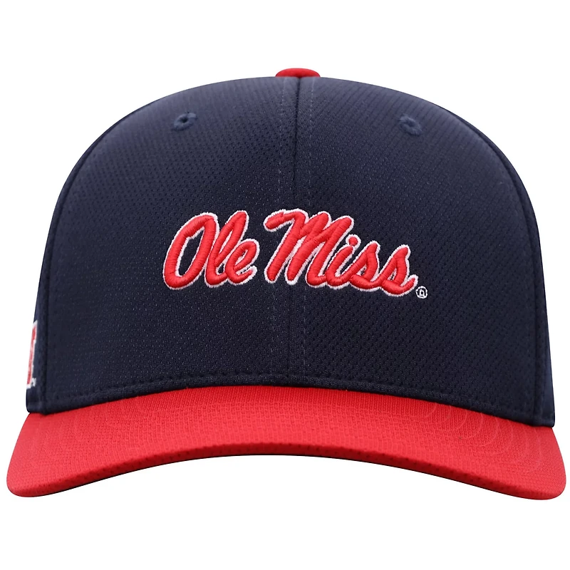 Top of the World Red Ole Miss Rebels Reflex Two-Tone Flex Hat
