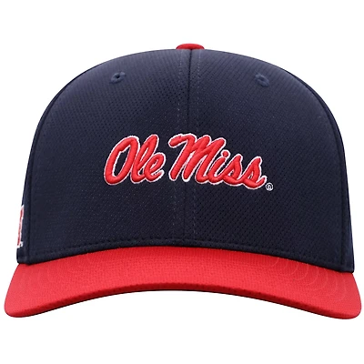 Top of the World Red Ole Miss Rebels Reflex Two-Tone Flex Hat