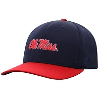 Top of the World Red Ole Miss Rebels Reflex Two-Tone Flex Hat