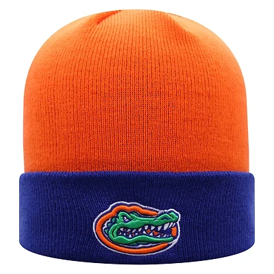 Top of the World Royal Florida Gators Two-Toned Cuffed Knit Hat
