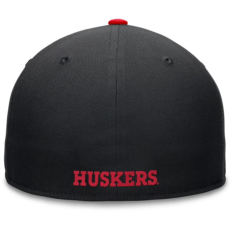 Top of the World Scarlet Nebraska Huskers Rally Two-Tone Fitted Hat