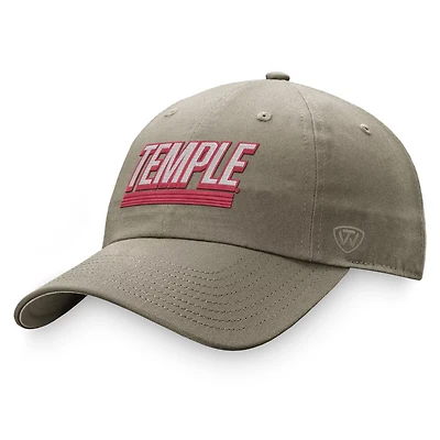 Top of the World Temple Owls Slice Adjustable Hat