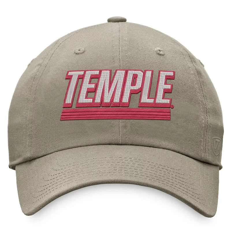 Top of the World Temple Owls Slice Adjustable Hat