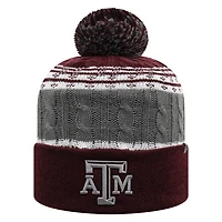 Top of the World Texas AM Aggies Altitude Cuffed Knit Hat with Pom