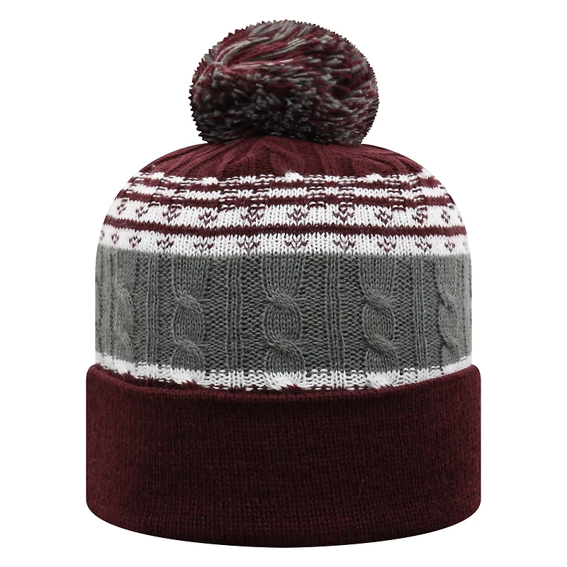 Top of the World Texas AM Aggies Altitude Cuffed Knit Hat with Pom