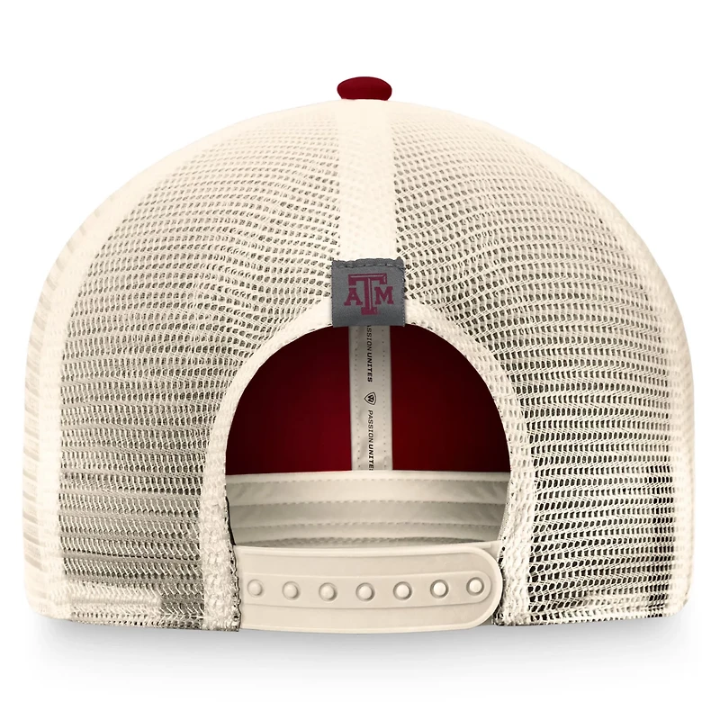 Top of the World Texas AM Aggies Refined Trucker Adjustable Hat