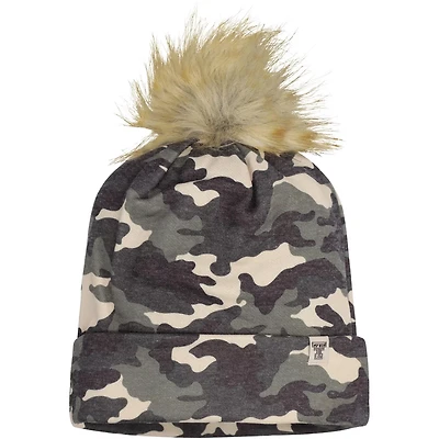 Top of the World Texas Tech Raiders Operation Hat Trick Woven Cuffed Knit Hat with Pom