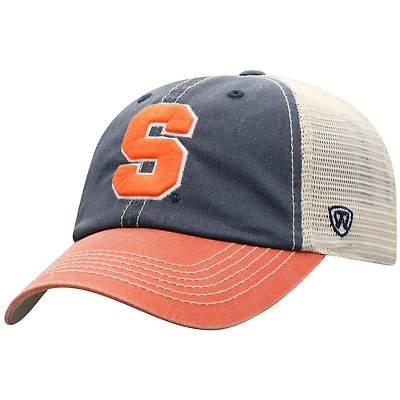 Top of the World True Syracuse Orange Off Road Three-Tone Vintage Adjustable Trucker Hat