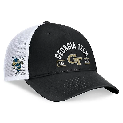 Top of the World /White Georgia Tech Yellow Jackets Free Kick Trucker Adjustable Hat