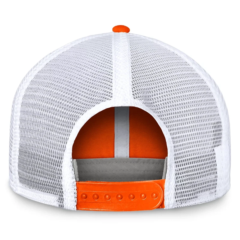 Top of the World /White Oklahoma State Cowboys Free Kick Trucker Adjustable Hat