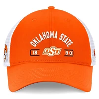 Top of the World /White Oklahoma State Cowboys Free Kick Trucker Adjustable Hat