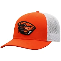 Top of the World White Oregon State Beavers Victory Baseline Adjustable Trucker Hat