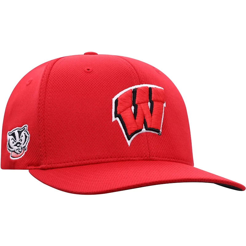 Top of the World Wisconsin Badgers Reflex Logo Flex Hat