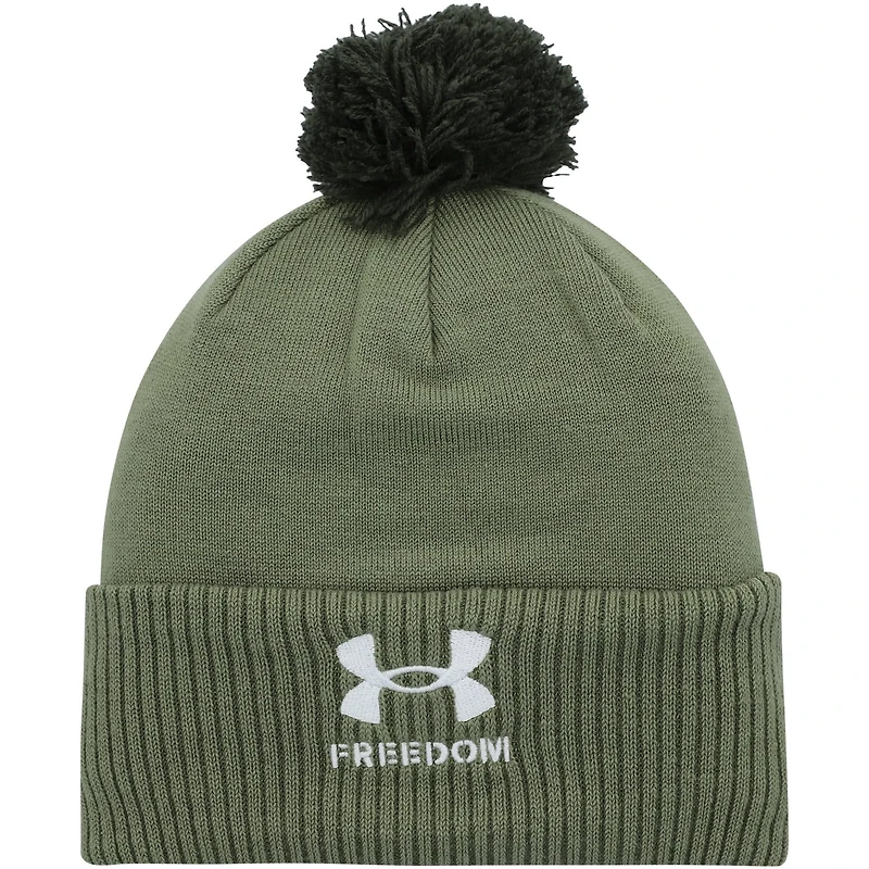 Under Armour Auburn Tigers Freedom Collection Cuffed Knit Hat with Pom