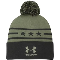 Under Armour Forest South Carolina Gamecocks Freedom Collection Cuffed Knit Hat with Pom
