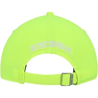 Under Armour Green Wisconsin Badgers Signal Caller Performance Adjustable Hat