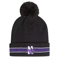 Under Armour Northwestern Wildcats City Collection Drive Cuffed Knit Hat with Pom