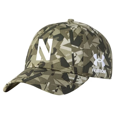 Under Armour Northwestern Wildcats Freedom Collection Adjustable Hat