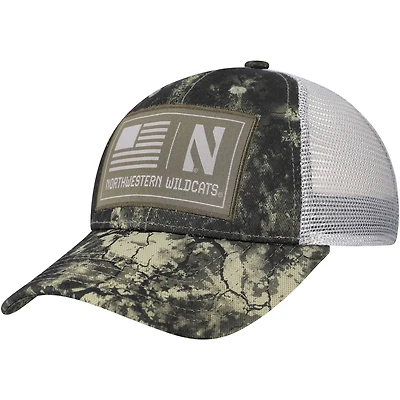 Under Armour Northwestern Wildcats Freedom Collection Blitzing Performance Trucker Hat