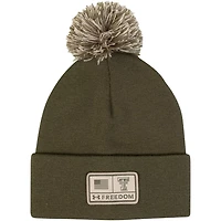 Under Armour Texas Tech Red Raiders Freedom Collection Cuffed Knit Hat with Pom