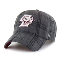 Unisex '47 Boston College Eagles Plaid Windowpane Clean Up Adjustable Hat