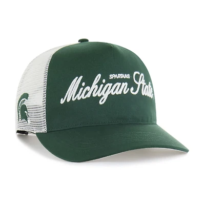 Unisex '47 Dark Michigan State Spartans Contemporary Basics Foundation Trucker Hitch Adjustable Hat