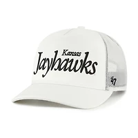 Unisex '47 Kansas Jayhawks Foundation Script Adjustable Trucker Hat