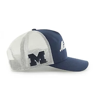 Unisex '47 Michigan Wolverines Contemporary Basics Foundation Trucker Hitch Adjustable Hat