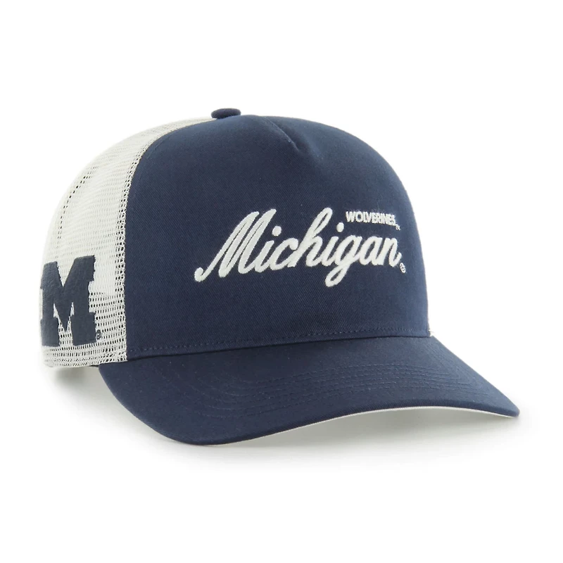 Unisex '47 Michigan Wolverines Contemporary Basics Foundation Trucker Hitch Adjustable Hat