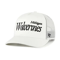 Unisex '47 Michigan Wolverines Foundation Script Adjustable Trucker Hat