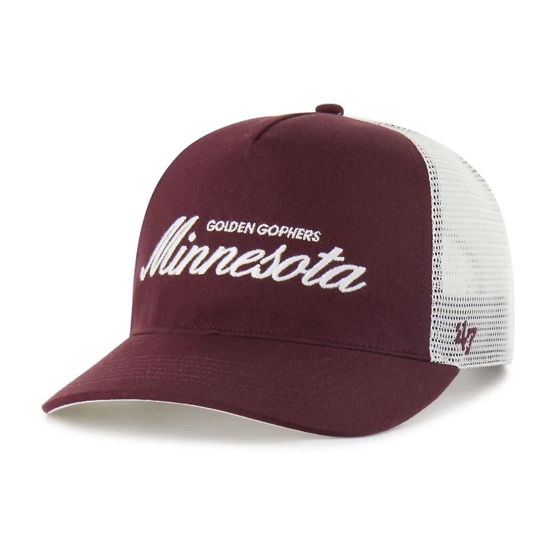 Unisex '47 Minnesota Golden Gophers Contemporary Basics Foundation Trucker Hitch Adjustable Hat