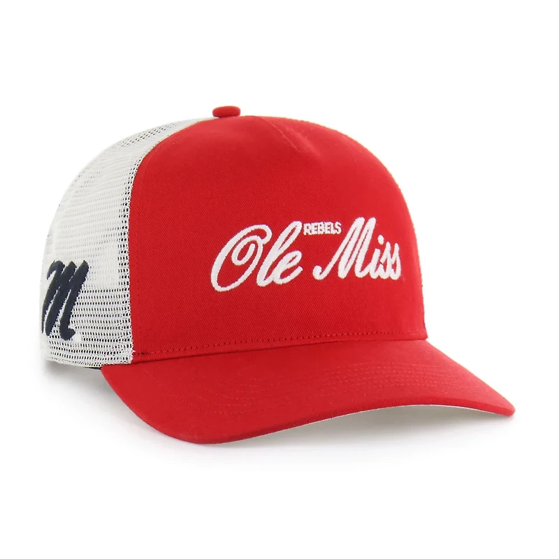 Unisex '47 Ole Miss Rebels Contemporary Basics Foundation Trucker Hitch Adjustable Hat