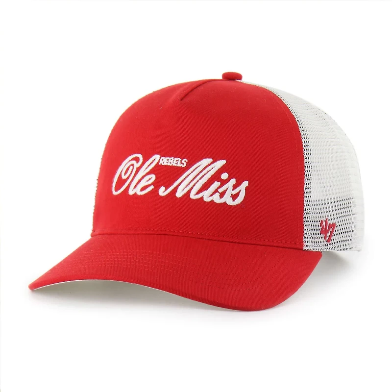 Unisex '47 Ole Miss Rebels Contemporary Basics Foundation Trucker Hitch Adjustable Hat