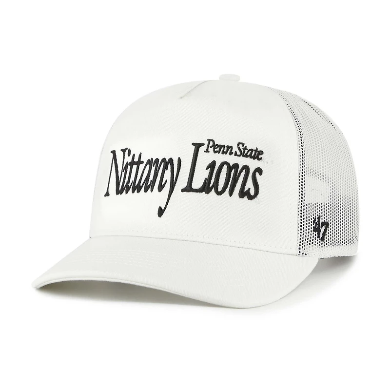Unisex '47 Penn State Nittany Lions Foundation Script Adjustable Trucker Hat
